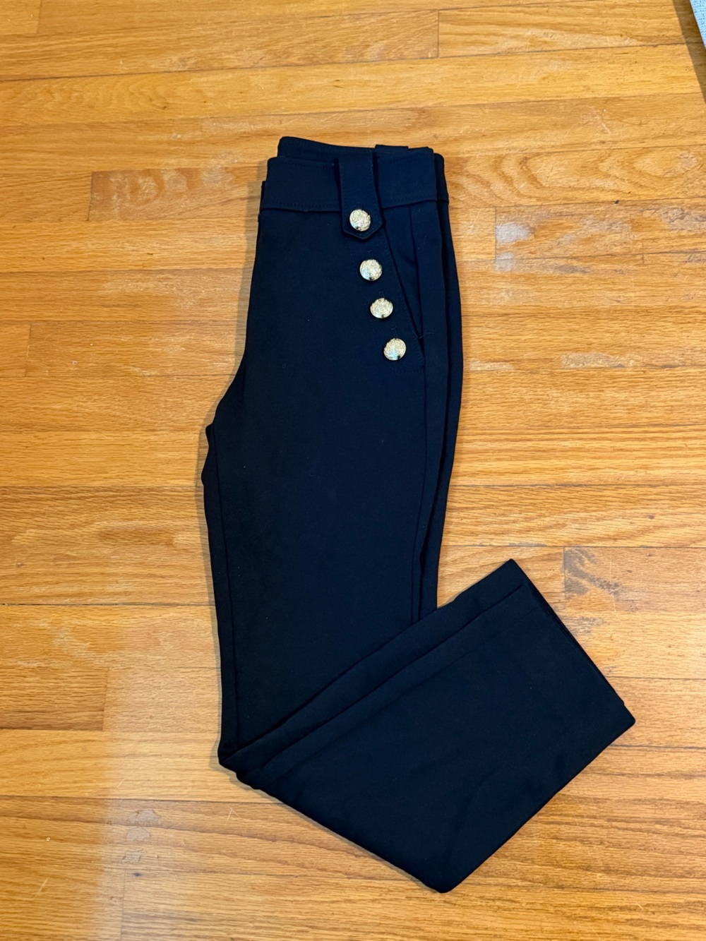 WHBM® Jolie Button Straight Lightweight Comfort Stretch Pant - Picture 2 of 3